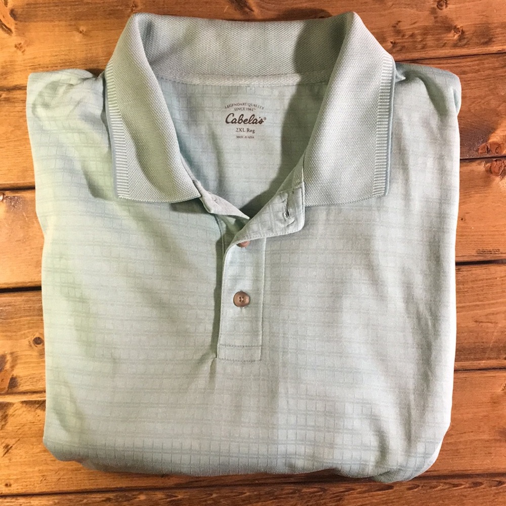 Cabelas - 2XL Reg - Golf Polo - Super Soft - EUC
